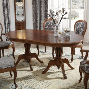 Стол обеденный овальный Panamar 401.180 шпон орех, 180+60 см., Испания