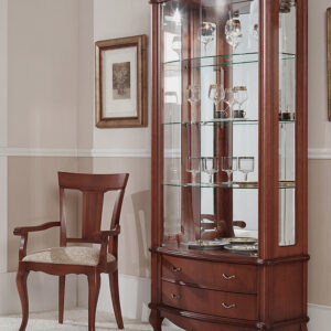 Витрина двухдверная Disemobel 916 цвет nogal-5 / орех