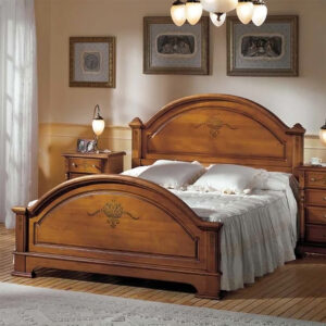 Кровать Campina двуспальная с изножьем 180 см., Испания, цвет орех