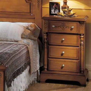 Тумба прикроватная Campina, цвет орех с золотом, Испания