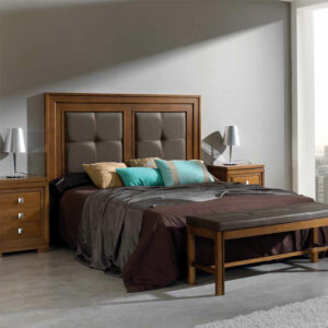 Кровать двуспальная ICARO, цвет орех, 160х200 см., Испания
