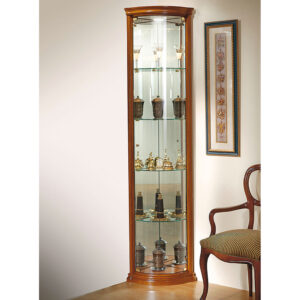 Витрина угловая DISEMOBEL 926 вишня