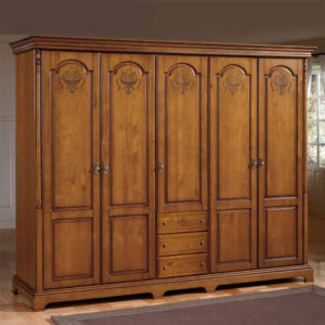 Шкаф 5-и дверный Campina цвет орех, 253 см., Испания