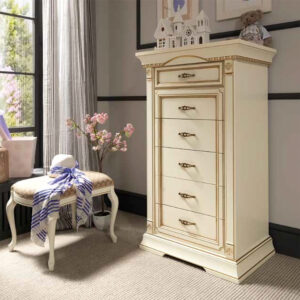 Комод Prama Palazzo Ducale 71BO01ST с ящиками, слоновая кость с позолотой, 75 см., Италия