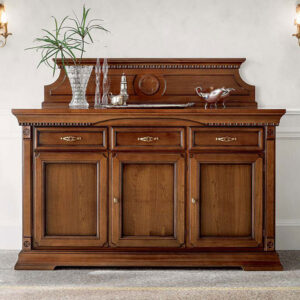 Комод Prama Palazzo Ducale 71CI05 с накомодником-карнизом, цвет вишня, 160 см., Италия