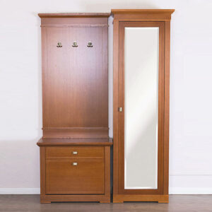 Прихожая серии Валенсия, шпон вишня ширина 156 см., Россия