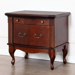 Тумба прикроватная на ножках Toledo PT887 шпон цвет орех, Россия